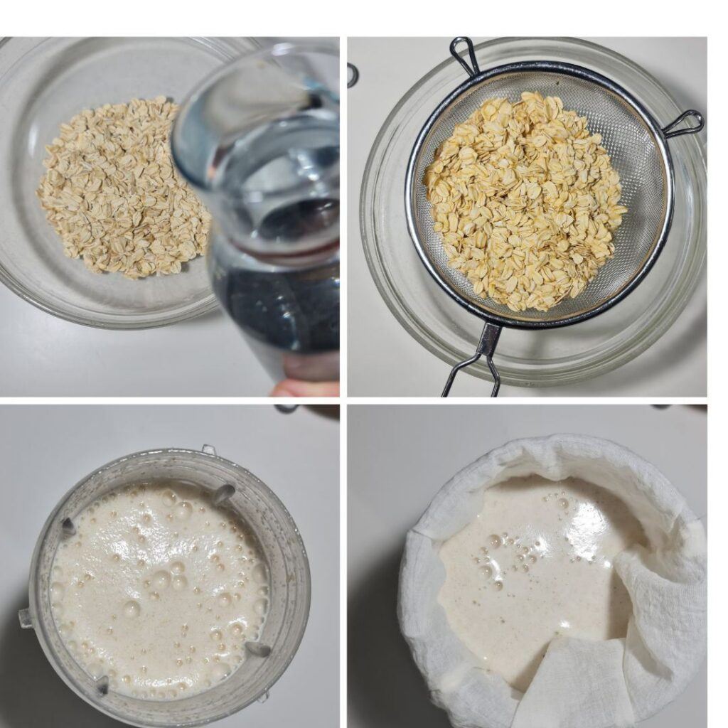 how to make oat milk step by step