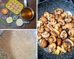 creamy mushroom risotto healthy