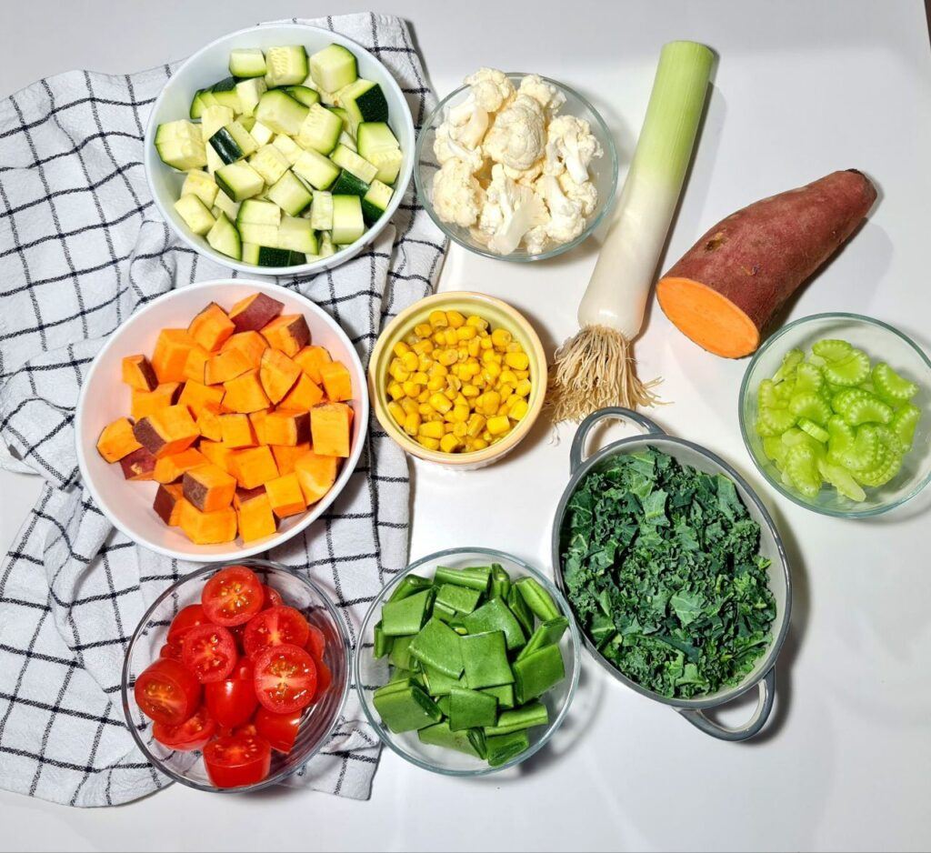 vegetable soup recipe ingredients