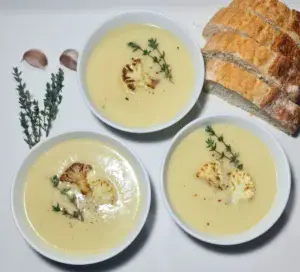 creamy cauliflower soup recipe
