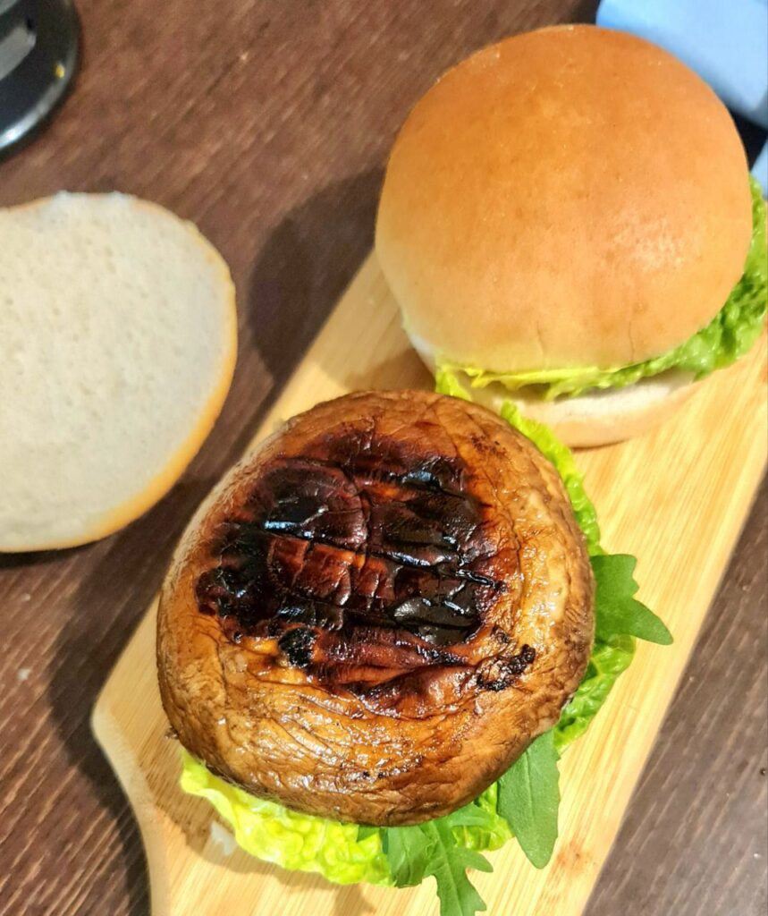 grilled portobello mushroom burger