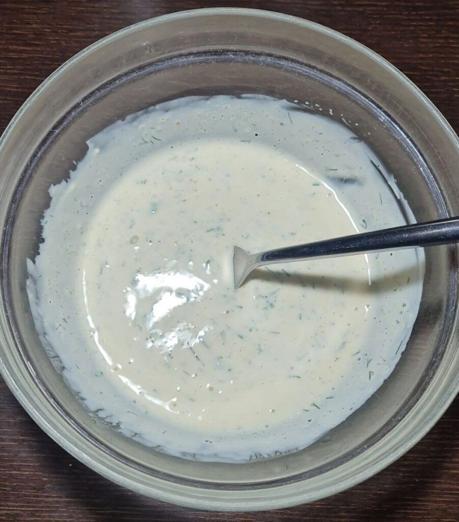 vegan ranch dressing recipe mixture