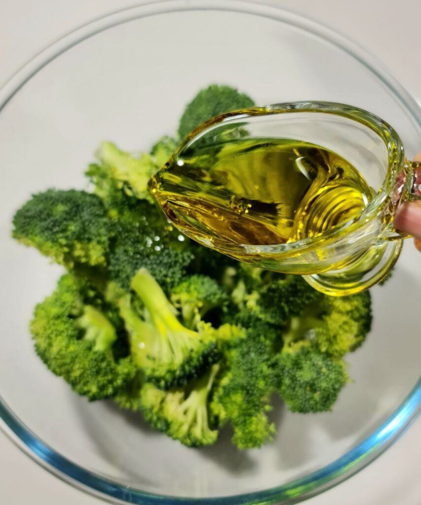 olive oil roasted broccoli