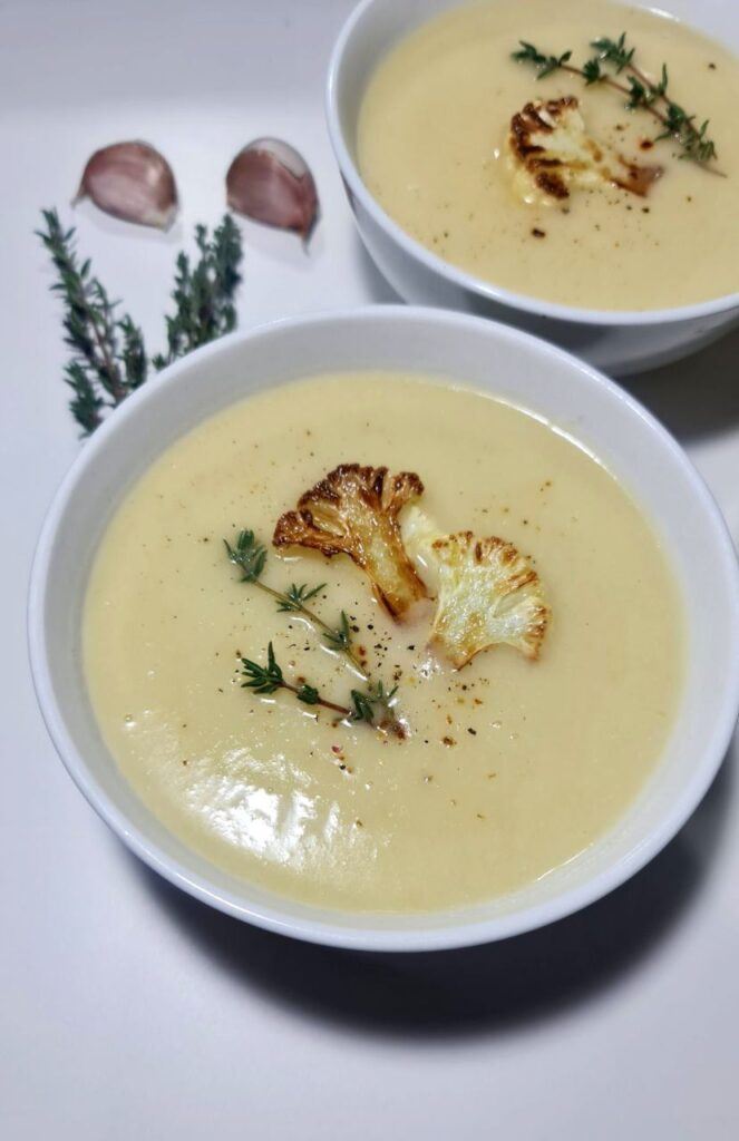 creamy cauliflower soup recipe