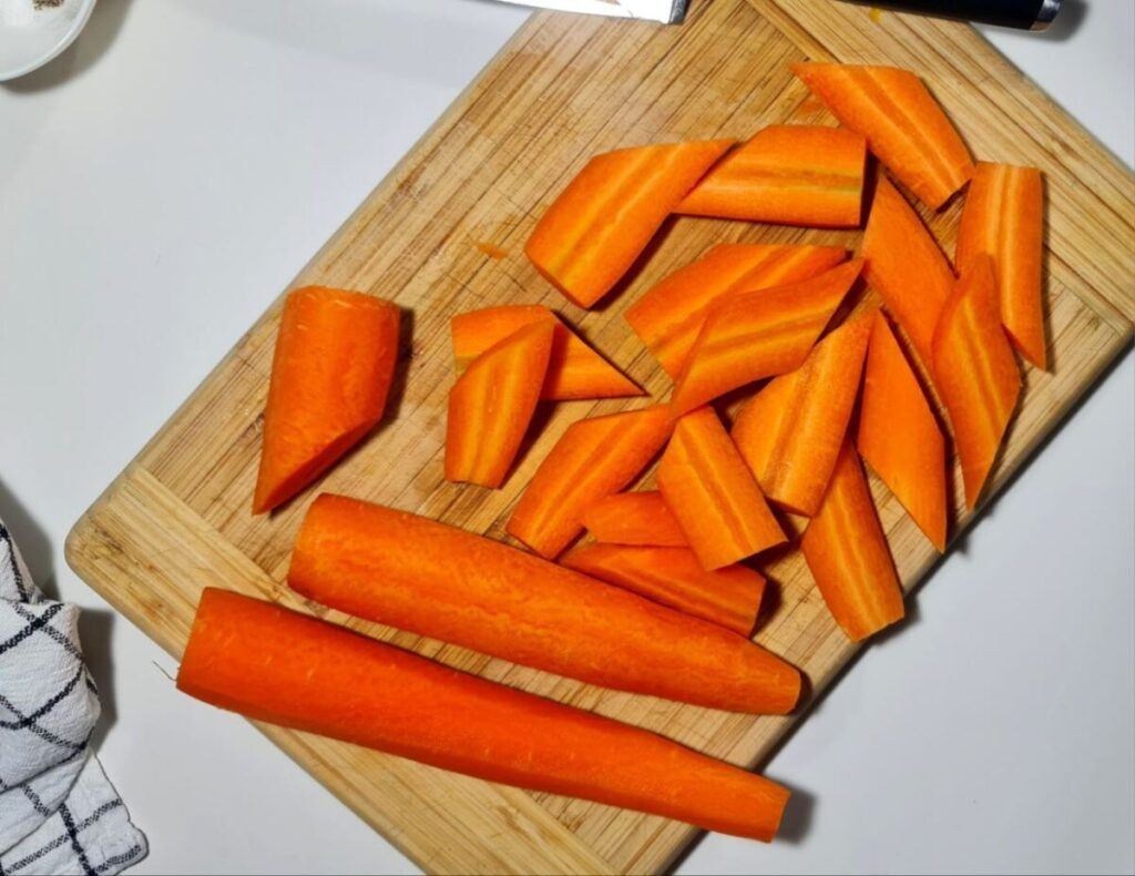 cut carrots