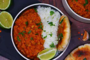 deliciously easy red lentil dahl