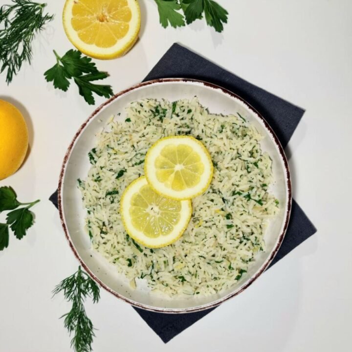 easy greek lemon rice recipe