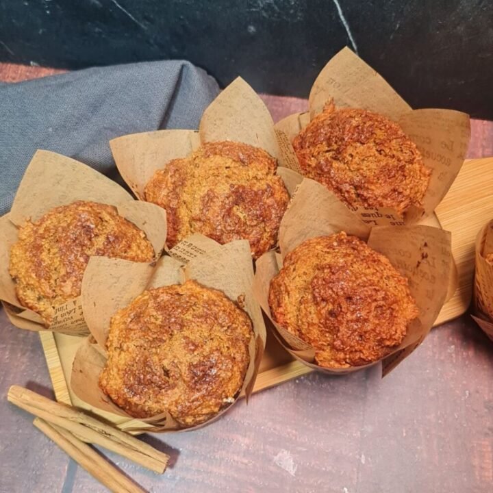 healthy vegan pumpkin muffins