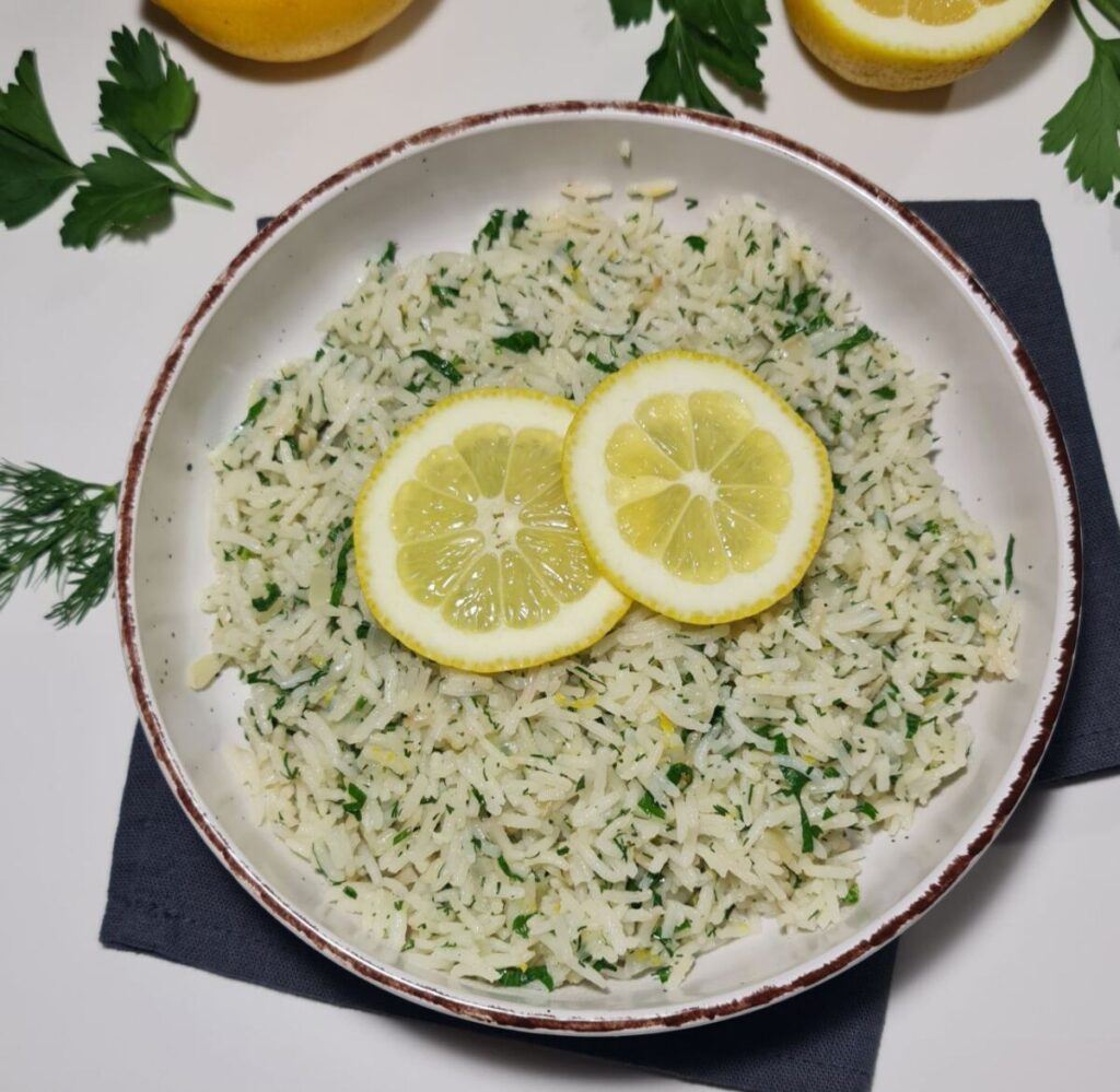 lemon rice - greek recipe