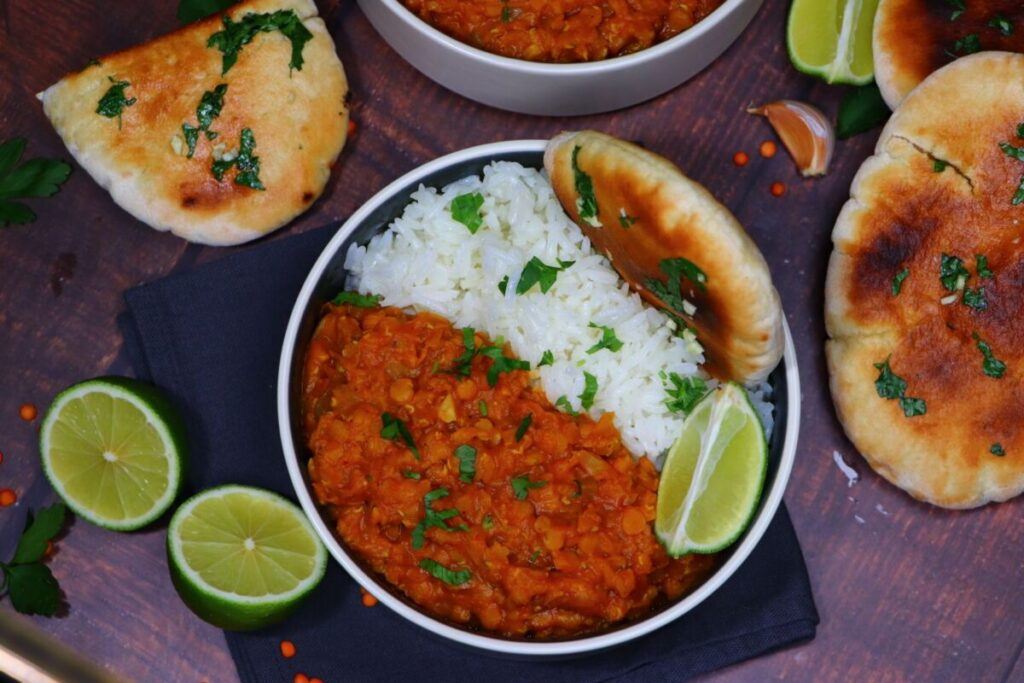 recipe red lentil dahl