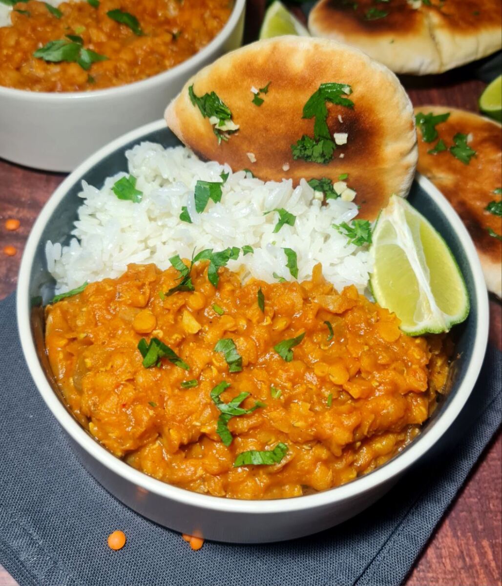 easy red lentil dahl recipe