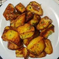 crispy roasted potatoes