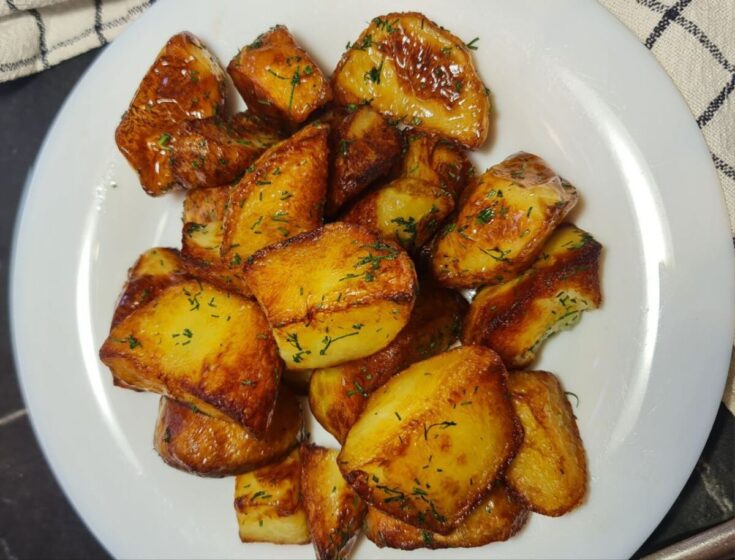 crispy roasted potatoes