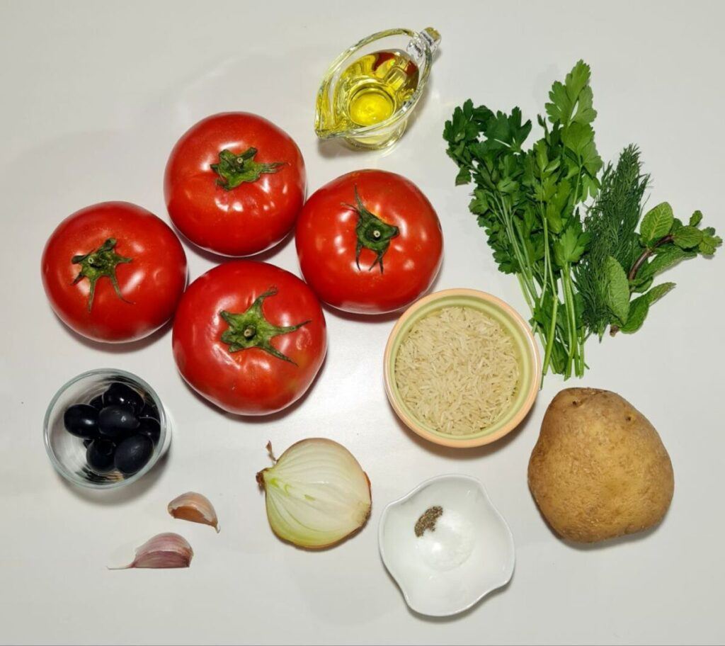 greek stuffed tomatoes ingredients