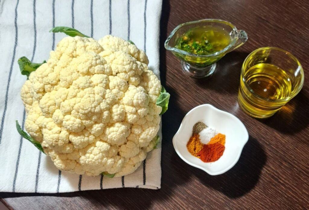 roasted cauliflower steak ingredients