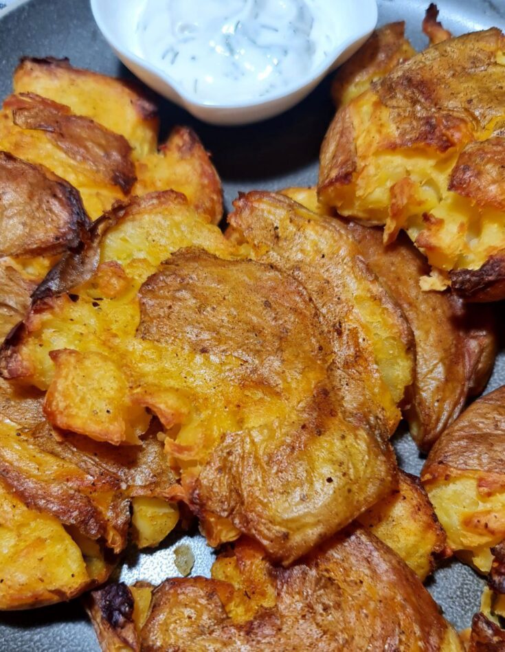 easy smashed potatoes recipe