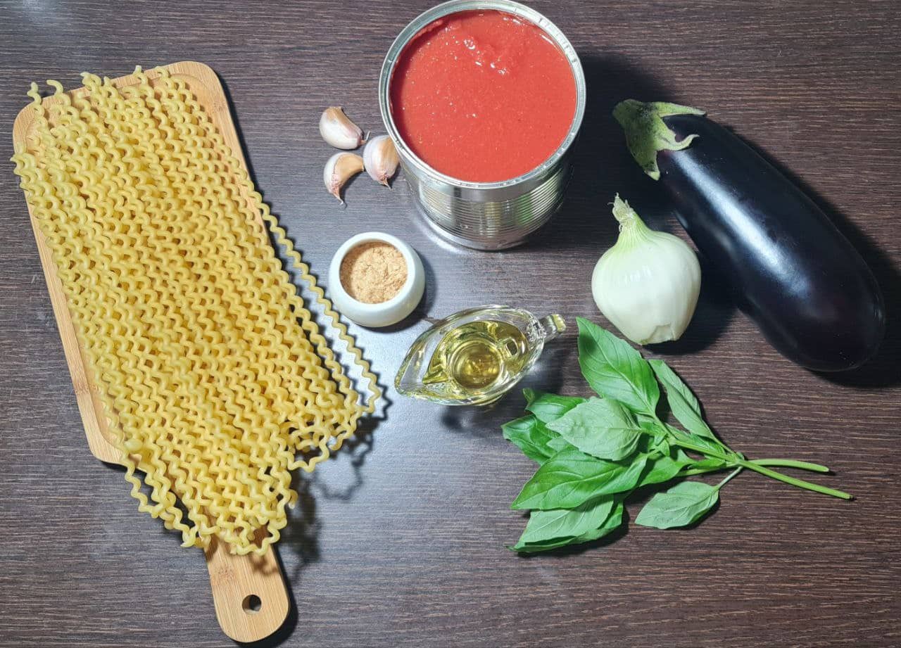 vegan pasta alla norma ingredients