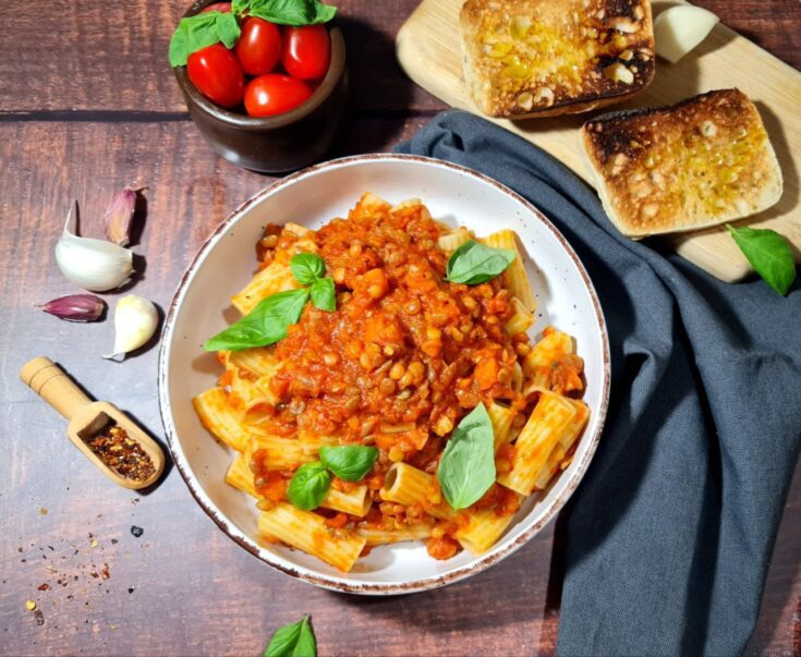 best vegan lentil bolognese recipe