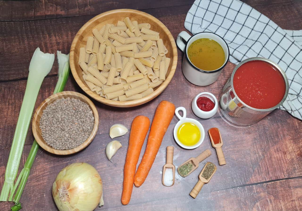 best vegan lentil bolognese recipe ingredients