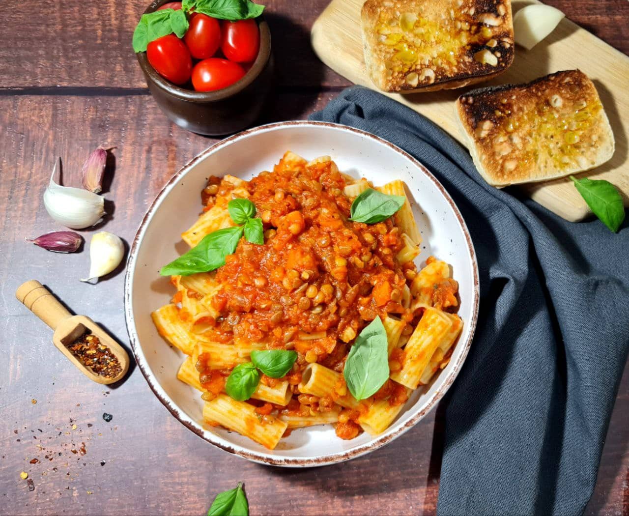 the best vegan lentil bolognese recipe