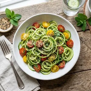 Refreshing Cucumber Noodle Salad