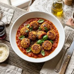 Vegan Chickpea Meatballs